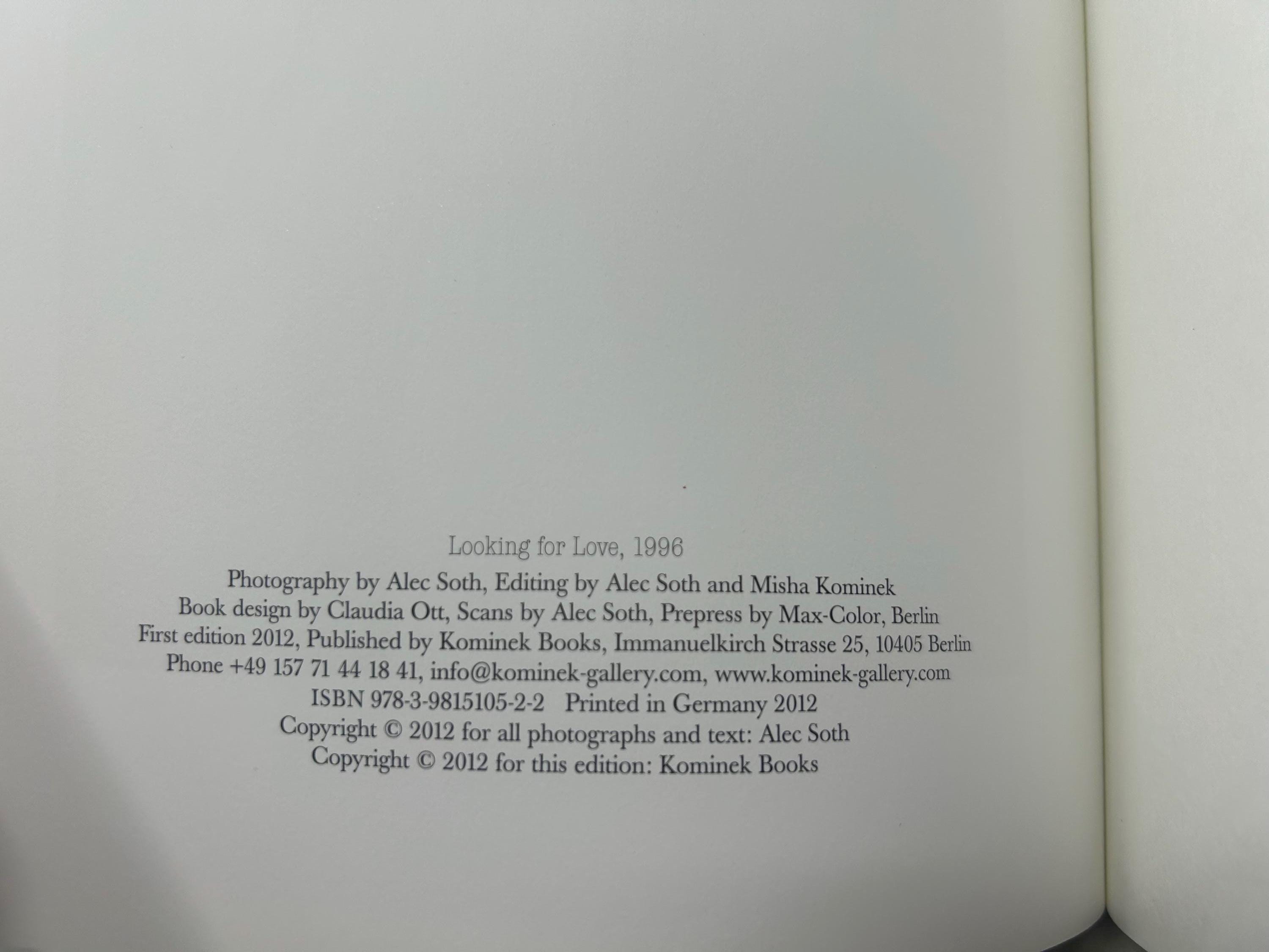 Alec Soth - Looking for Love, 1996: SOTH, Alec
