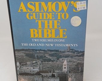 Asimov's Guide To The Bible two volumes in one The Old and New Testaments by Isaac Isimov vintage hardcover book