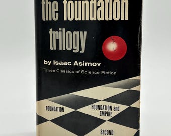 La trilogie Foundatjon d'Isaac Asimov, livre relié vintage 1951