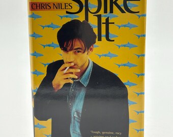 SIGNED Spike It by Chris Niles vintage hardcover mystery book 1997 First Edition