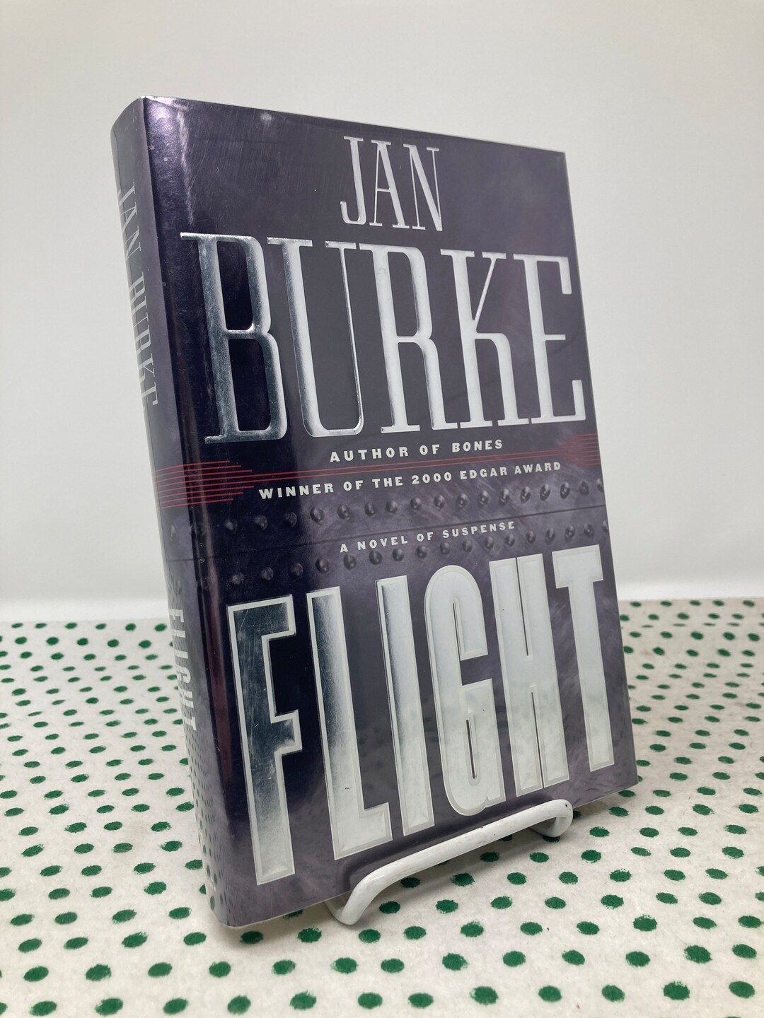 SIGNED Flight by Jan Burke 1st Edition Vintage Hardcover Etsy