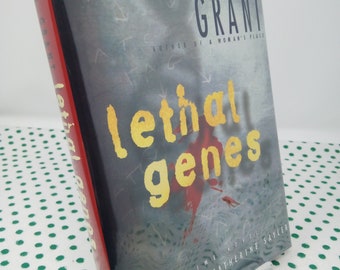 FIRMADO Lethal Genes por Linda Grant 1a edición tapa dura