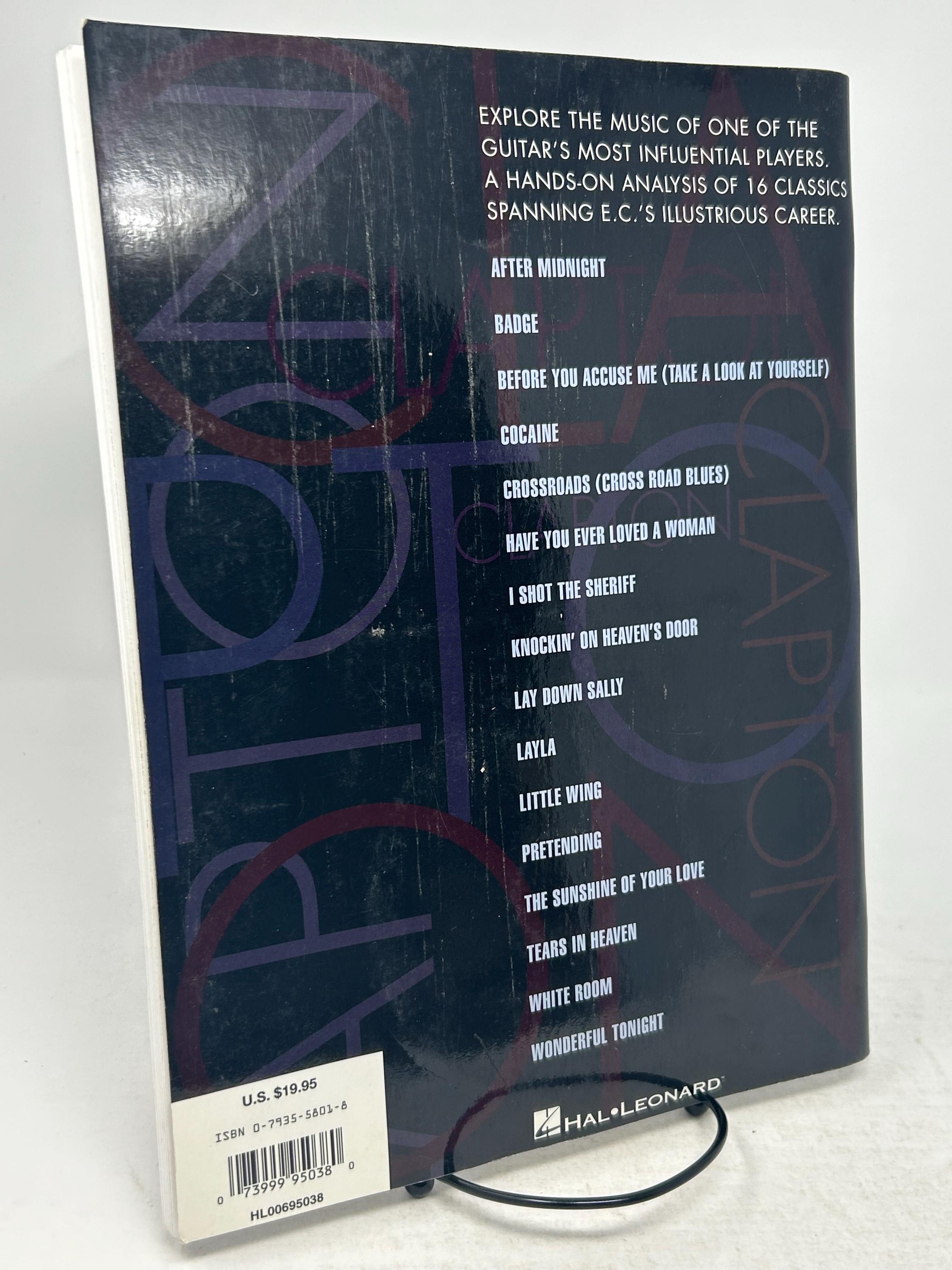 The Best of Eric Clapton Music Book With CD a Step by Step