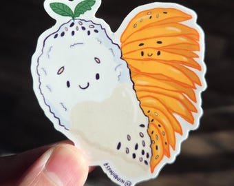 Mango Sticky Rice Sticker : Thai Dessert Waterproof Glossy Vinyl Decal ...