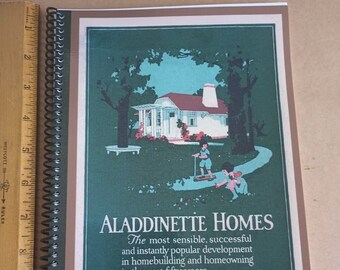 Aladdin Homes (1921) Aladdinette * Smaller Sensible 1+2 bedrooms + duplex Houses * Finished renderings + floor plans, interior finsishes