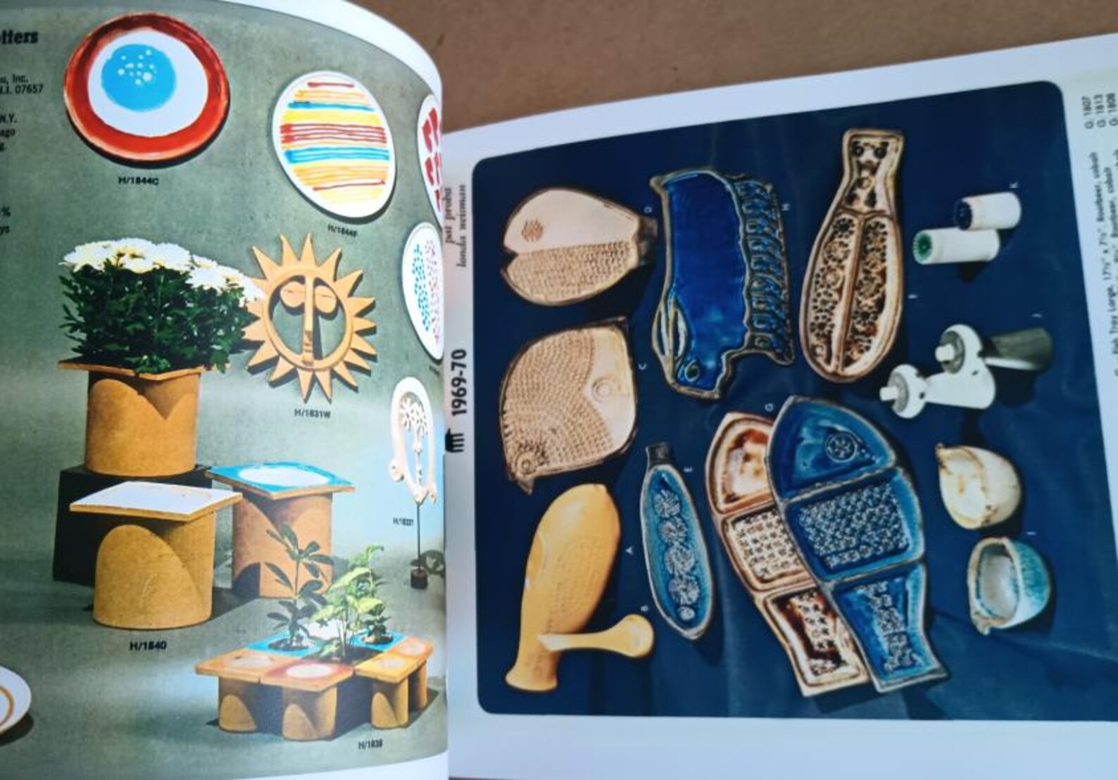 Bennington Potters (1970) CATALOG Handcrafted Dinnerware Artware