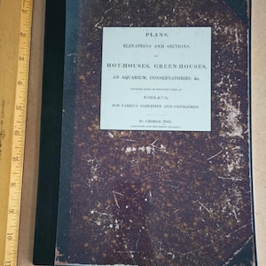George Tod (1823) CATALOG Plans + Elevations Hot & Green Houses Conservatories * architects builders guide English + French manors + chateau