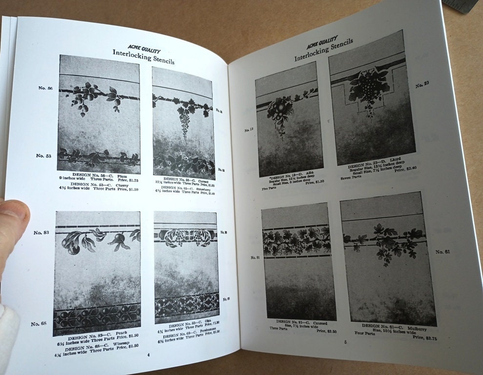 Catalogue of Acme Quality Stencils for Interior Wall Deportation (1916 ...