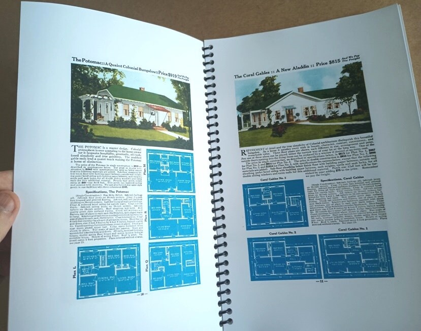 Aladdin Homes (1927) Catalog Houses of Readi cut, Models, Styles