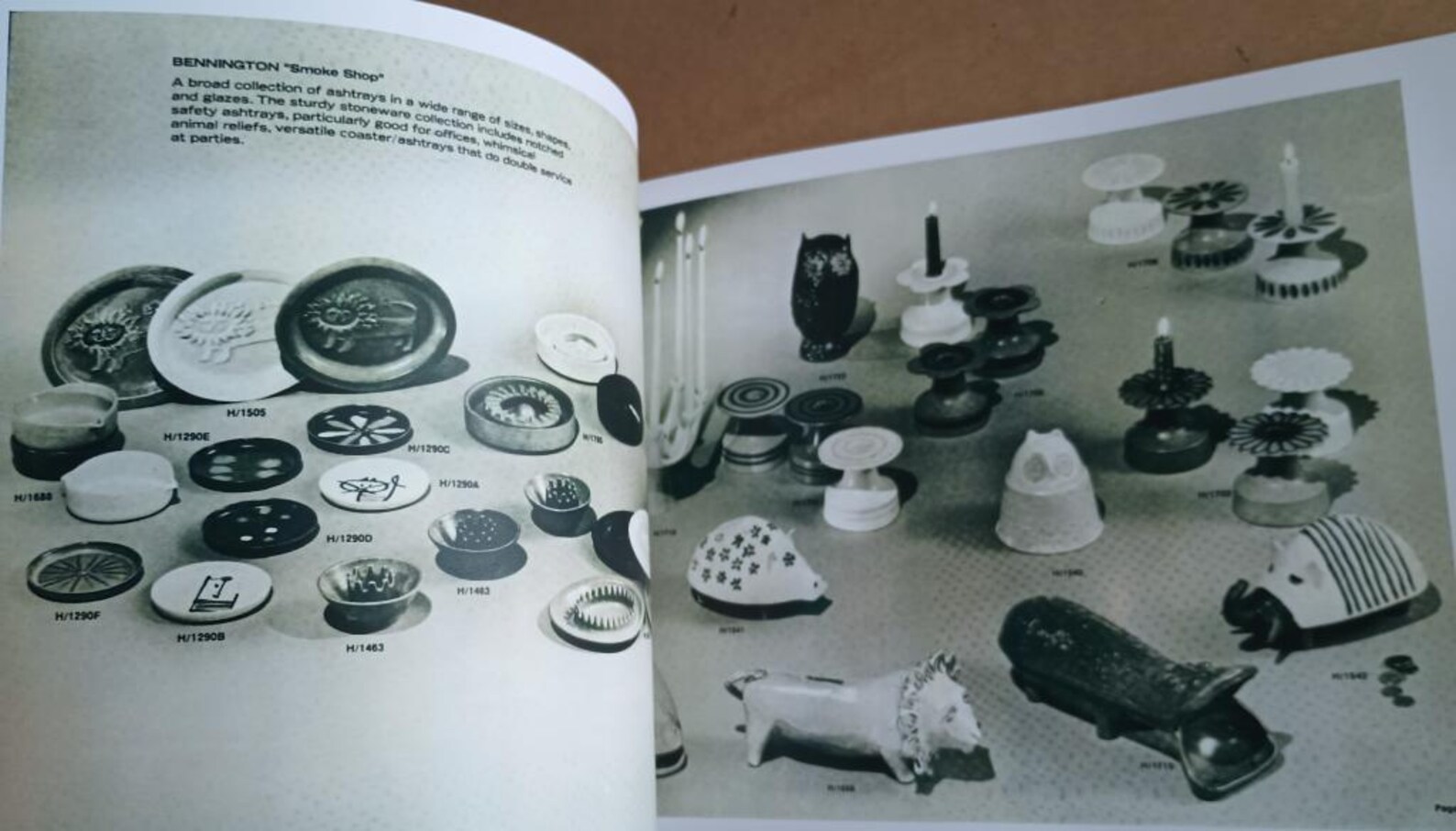 Bennington Potters (1970) CATALOG Handcrafted Dinnerware Artware