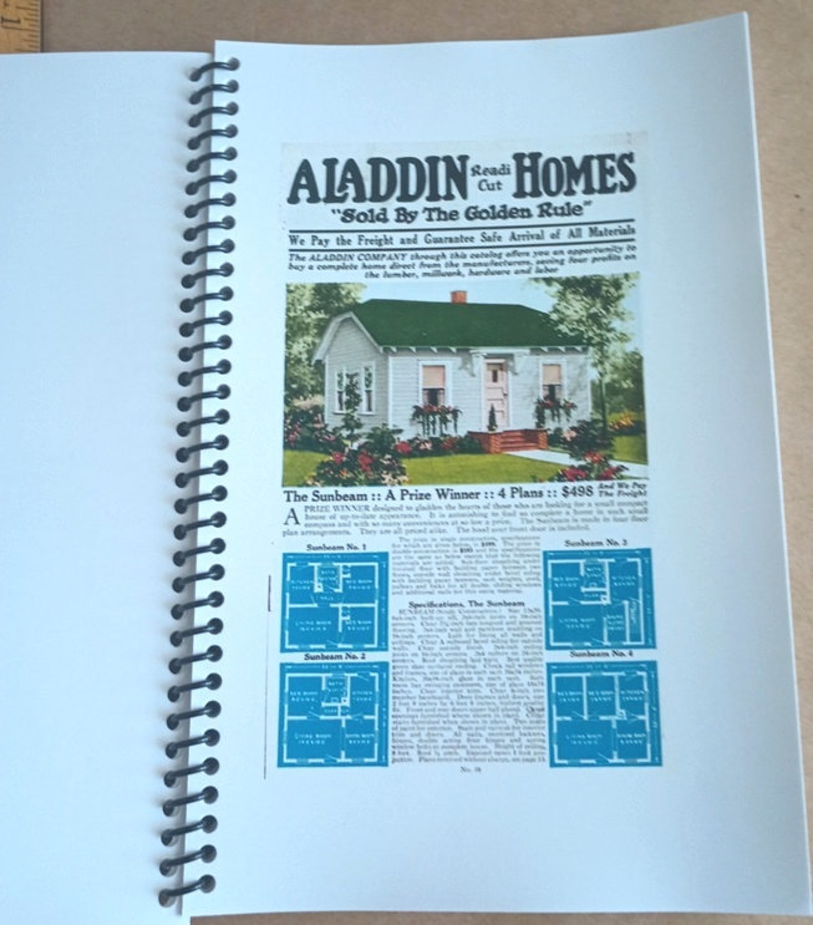 Aladdin Homes (1927) Catalog Houses of Readi cut, Models, Styles