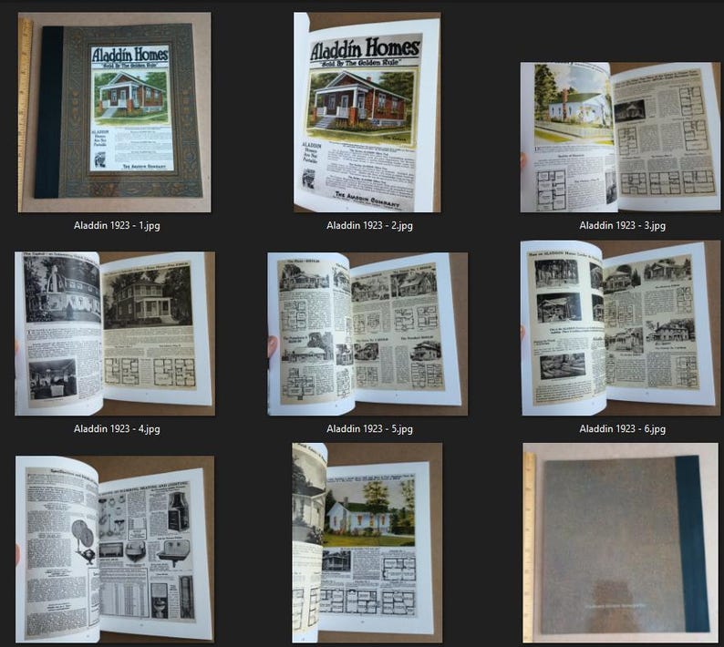 Aladdin Homes (1923) Model HOME Catalog Homecraft CRAFTSMAN California