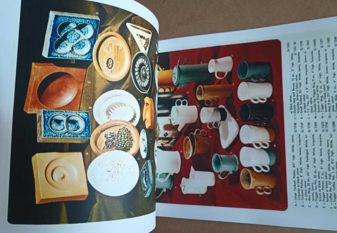 Bennington Potters (1970) CATALOG Handcrafted Dinnerware Artware