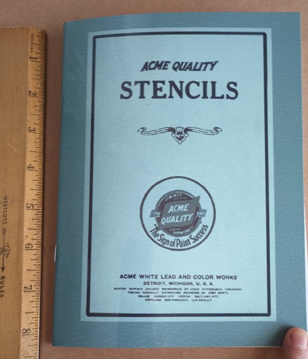 Catalogue of Acme Quality Stencils for Interior Wall Deportation (1916