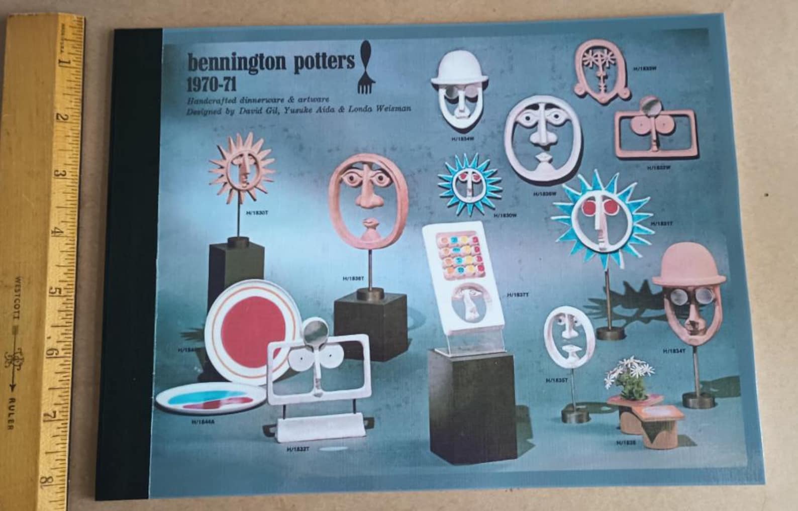 Bennington Potters (1970) CATALOG Handcrafted Dinnerware Artware