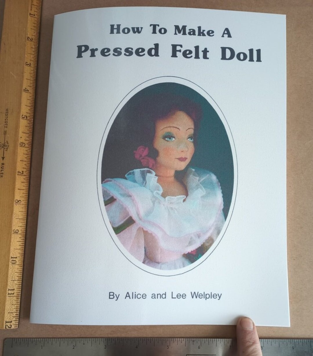 How to Make Pressed Felt Doll (1988) Alice Welpley * Lenci Style Rag ...
