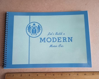 Let's Build a Modern Car (1935-1936) Stout Motor Car Corp * Trade Samples Advertisement Catalog visionary design from William B. Stout.