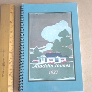 Aladdin Homes (1927) Catalogus Houses of Readi - Uitsnede, modellen, stijlen, plattegronden * Afgewerkte weergaven + plattegronden, ontwerp interieurafwerking