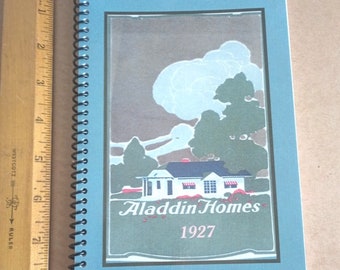 Aladdin Homes (1927) Catalog Houses of Readi -Cut, Models, Styles, floor plans * Finished renderings + floor plans, interior finishes design
