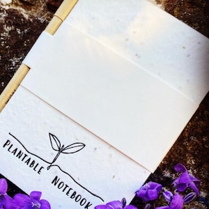 Plantable Notebook A6 | Seed Paper with Mix Wild Flowers Seed | Sustainable Gift