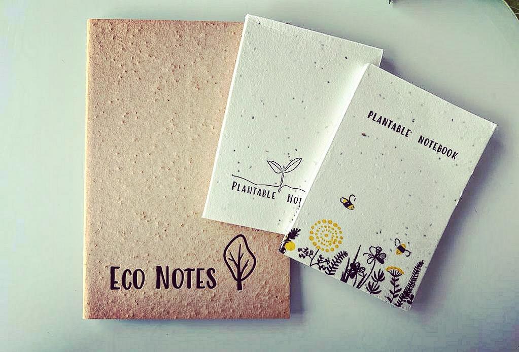 Plantable Notebook A6 Seed Paper With Mix Wild Flowers Seed Etsy