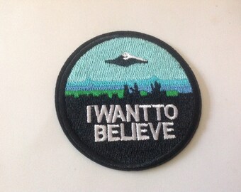 3 X-Files I Want To Believe Movie TV Series Embroidered sew on iron on patch cosplay transfer COMICS APPLIQUE