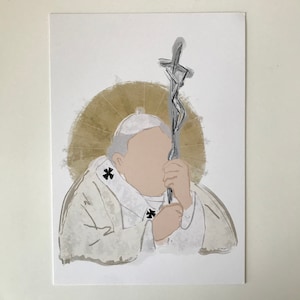 5X7in St. Pope John Paul II - Print