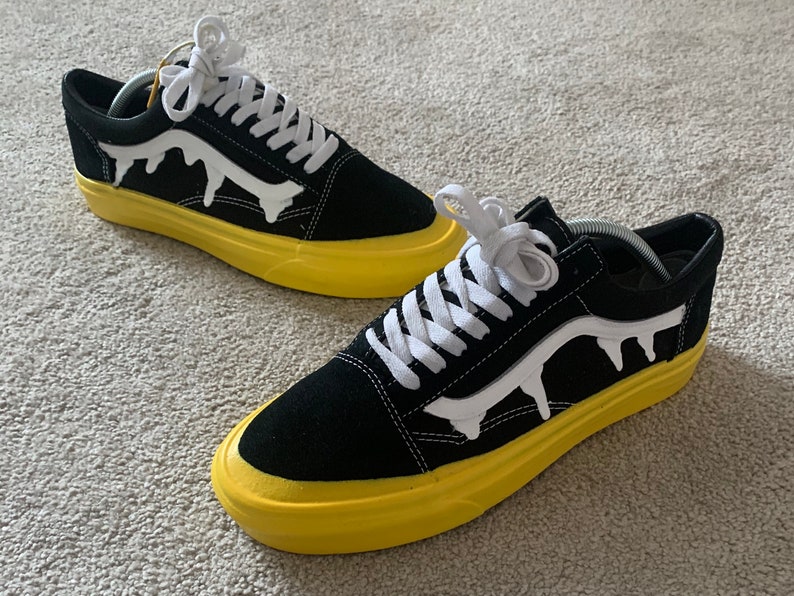 Custom Drip Vans YELLOW DIP - Etsy UK