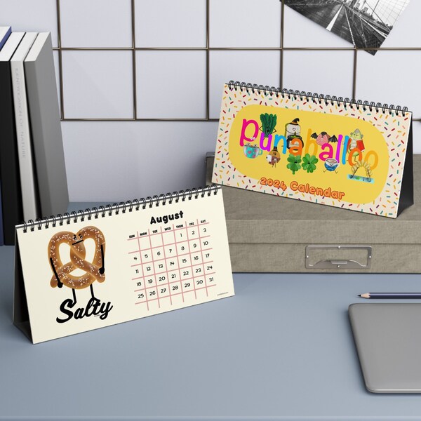 Pun Calendar Etsy
