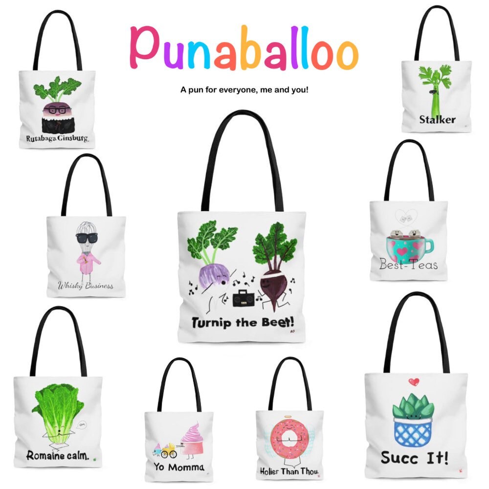 Funny Tote Large Shopping Bag Music Puns Farmers Market Etsy