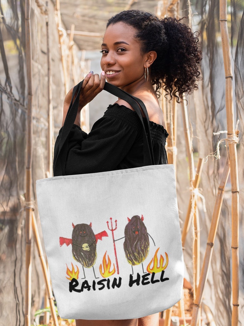 Funny Tote Food Pun Funny Puns Reusable Grocery Bag Etsy