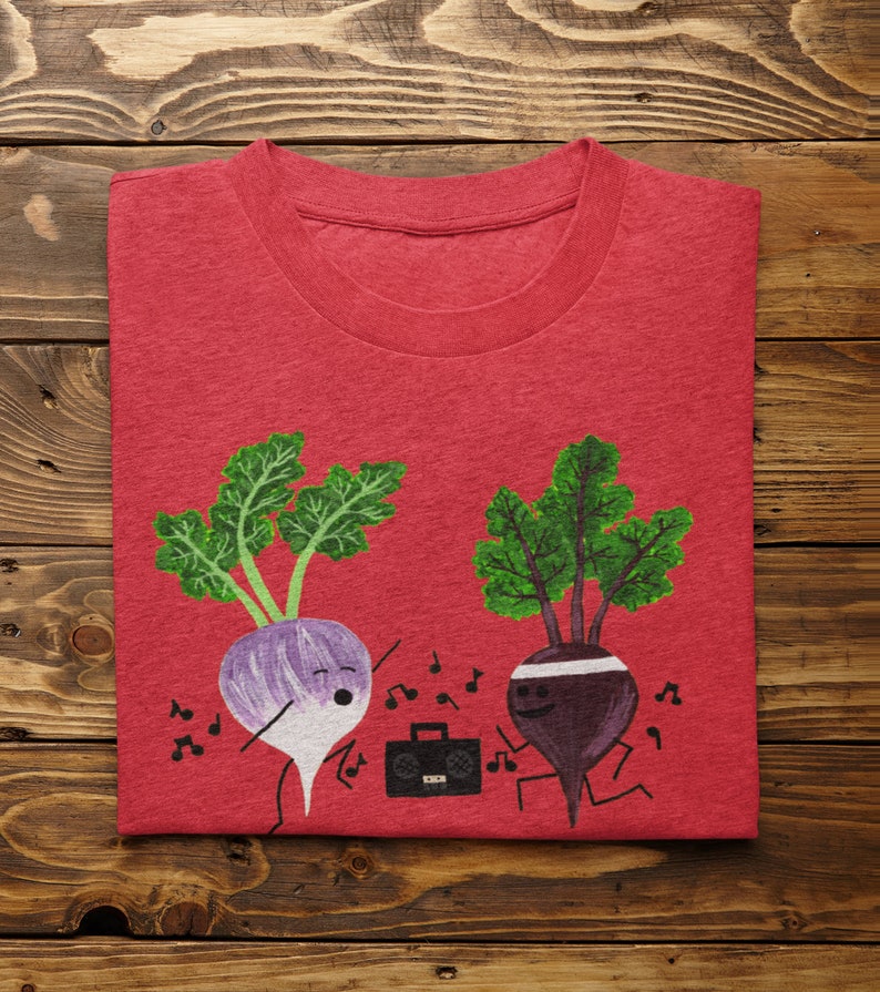 Turnip the Beet Pun Tshirt Short Sleeve Unisex Jersey Tee Etsy