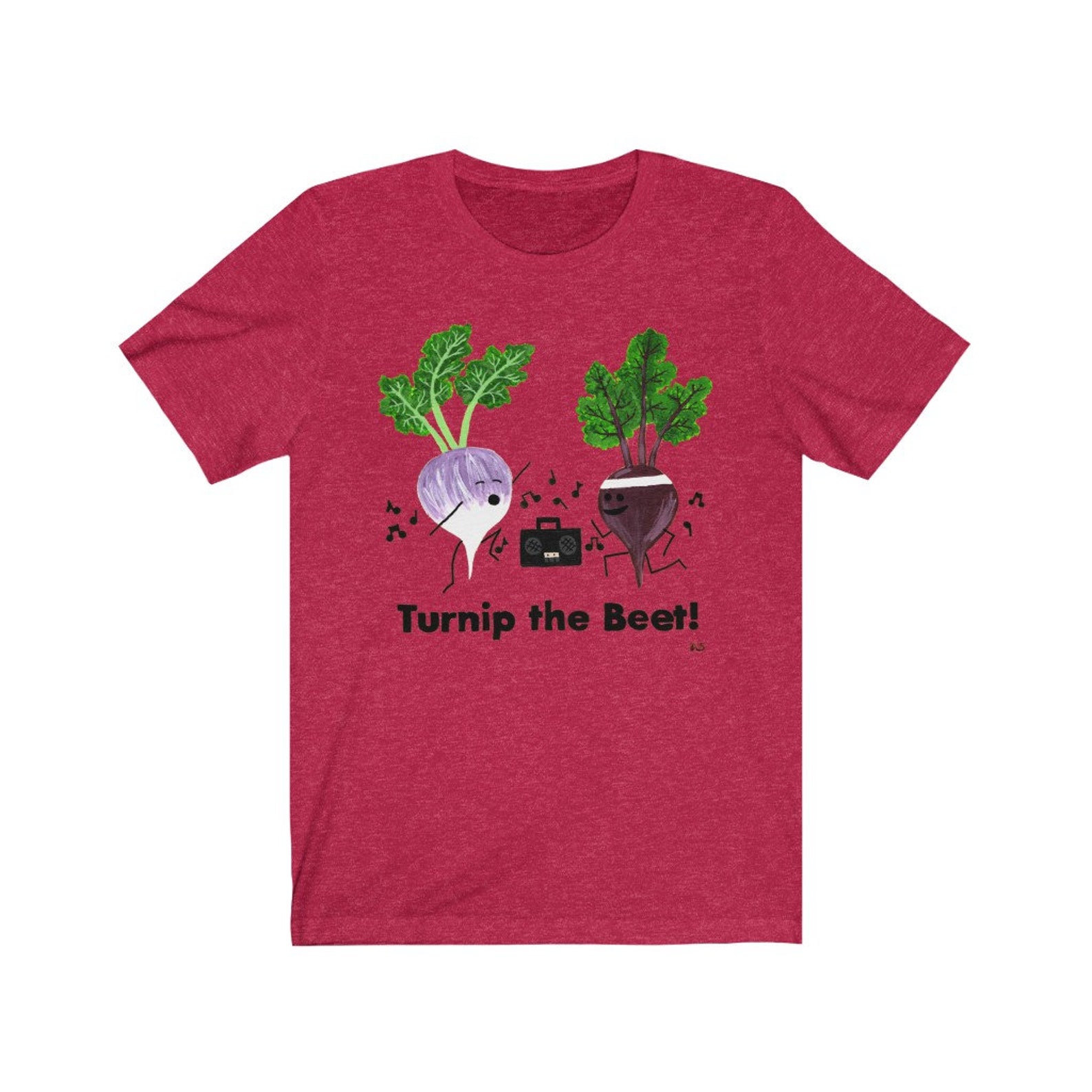 Turnip the Beet Pun Tshirt Short Sleeve Unisex Jersey Tee Etsy