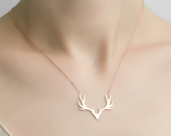deer necklace