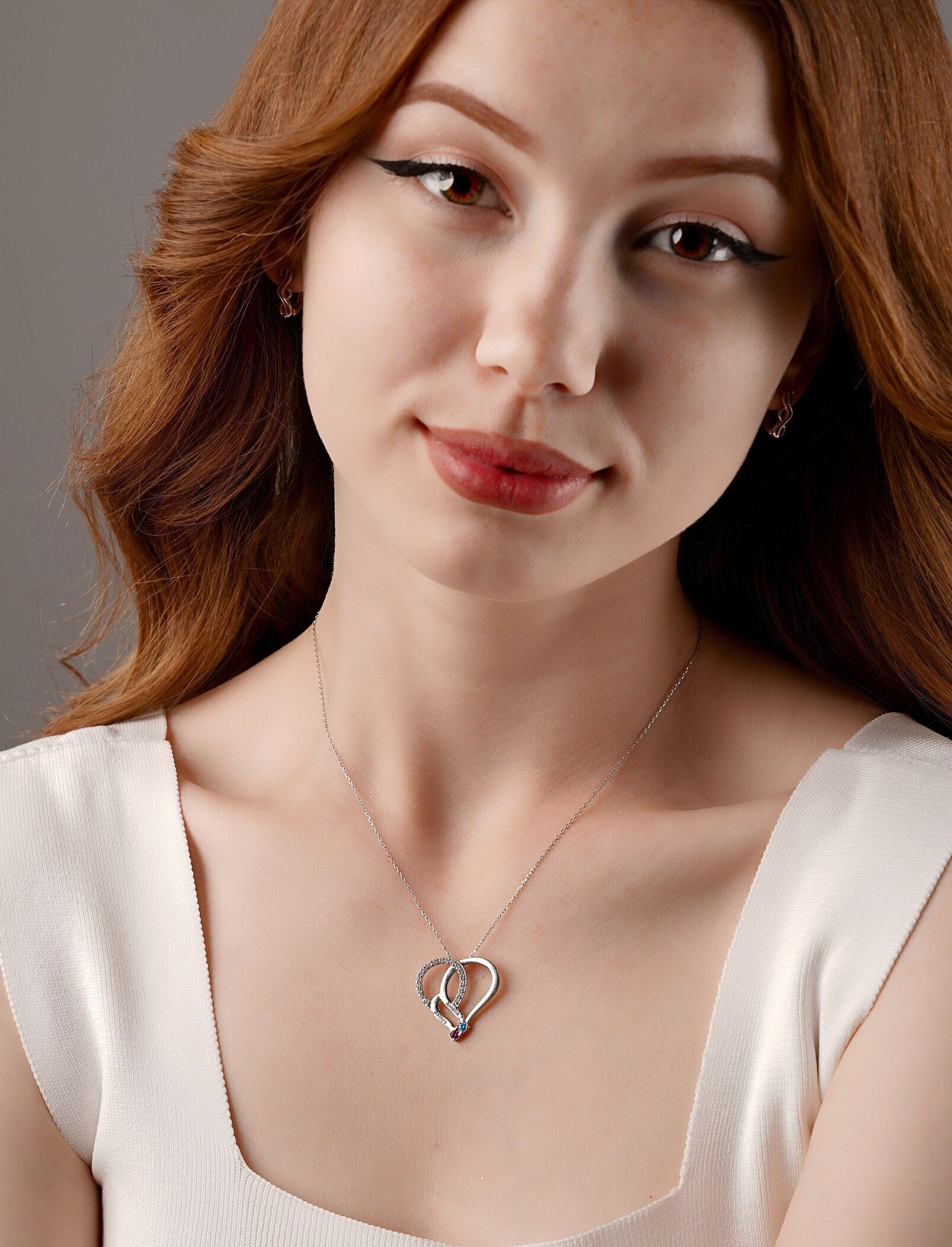 COLLANA CROCE UOMO DONNA BATTESIMO ORO BIANCO DIAMANTE NATURALE 0.60 VS ZAFFIRO