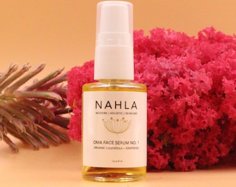 OMA Face Serum NO1, Calming Anti-Inflammatory Serum for Oily/Rosacea Skin