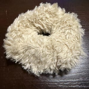 hand crocheted scrunchies/hair ties
