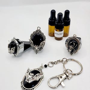 Spooky Car Air Freshener Gift Box: Gothic Bat & Spider Vent Clips