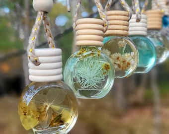 Botanical Dried Flower Car Diffuser: Hanging Air Freshener