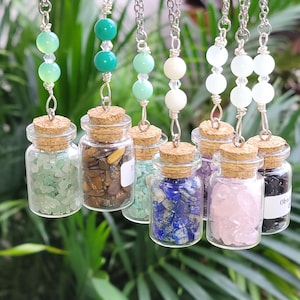 Gemstone Car Charm: Healing Crystal Rearview Mirror Hanging