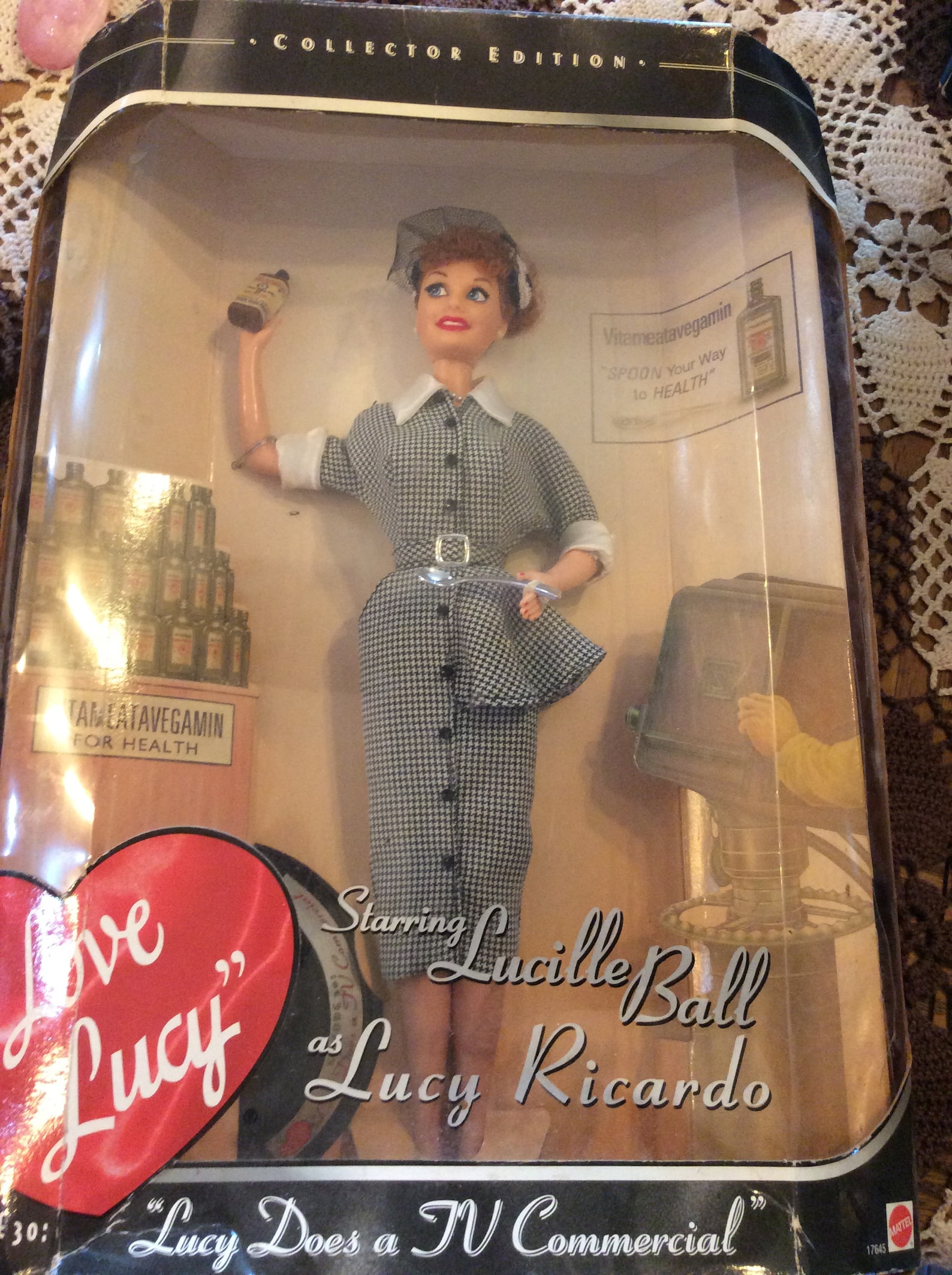 Mattel I Love Lucy Barbie Doll 1997 Collector Edition Lucille Ball as Lucy Ricardo New in Box