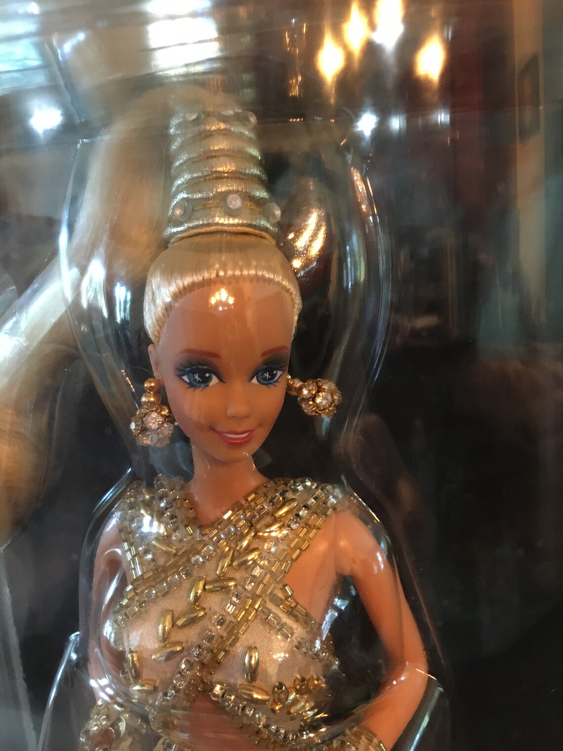 Bob Mackie Gold Barbie First in Series 1990 timeless Creations MIB Limited Edition - Etsy