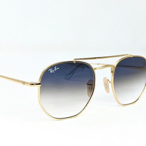 Marshall Ray Ban Sunglasses Rb3648 001 3f Unisex Square Etsy