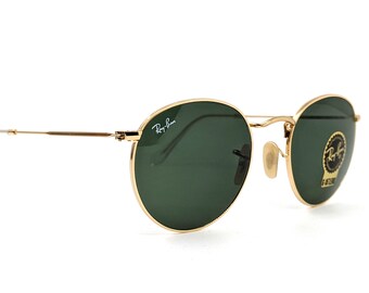 Round Metal Ray-ban Sunglasses RB3447 001 / Unisex Round Gold | Etsy  Australia