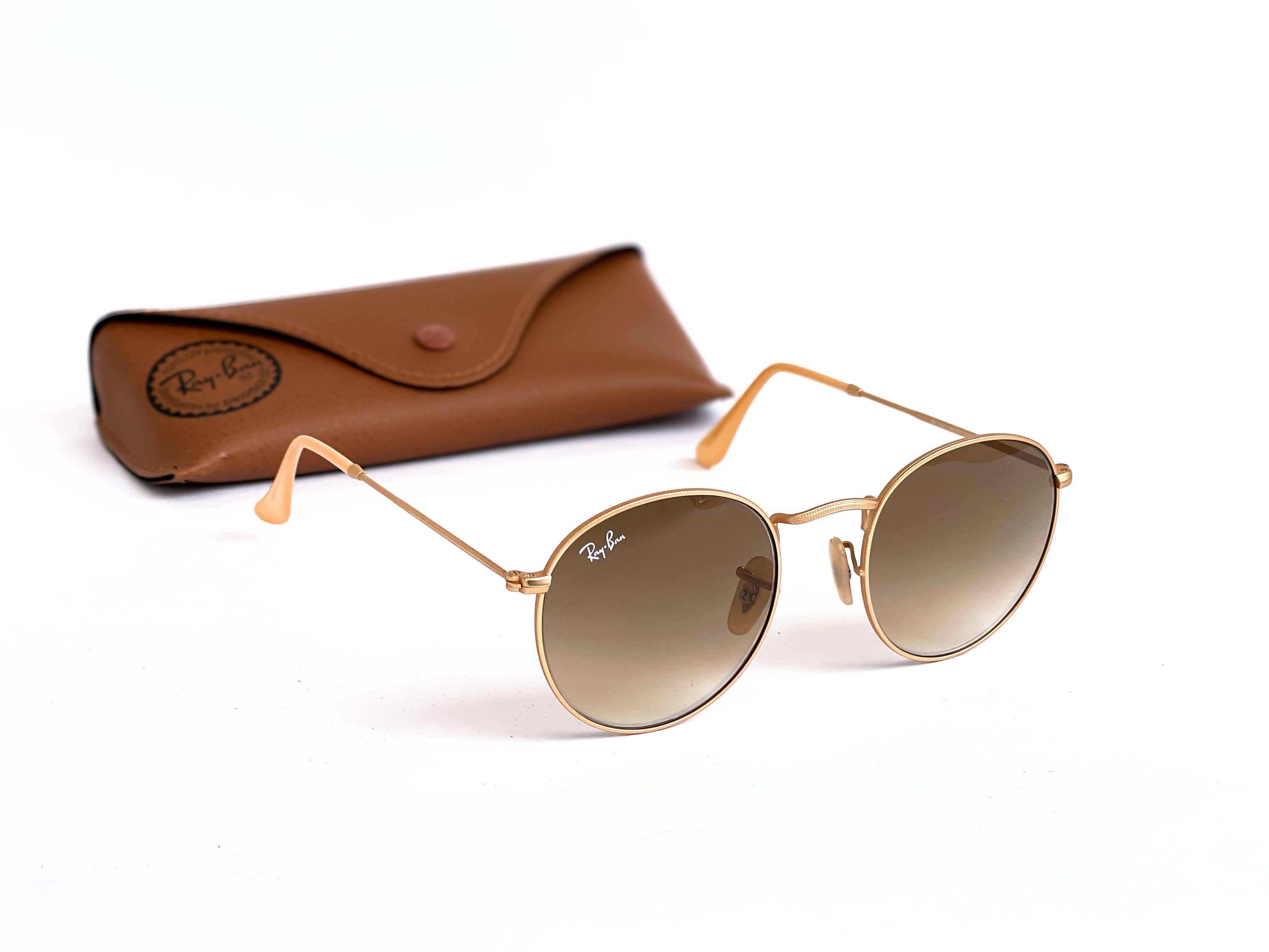 Round Metal Ray-ban Sunglasses RB3447 112 17 / Unisex Round | Etsy Australia