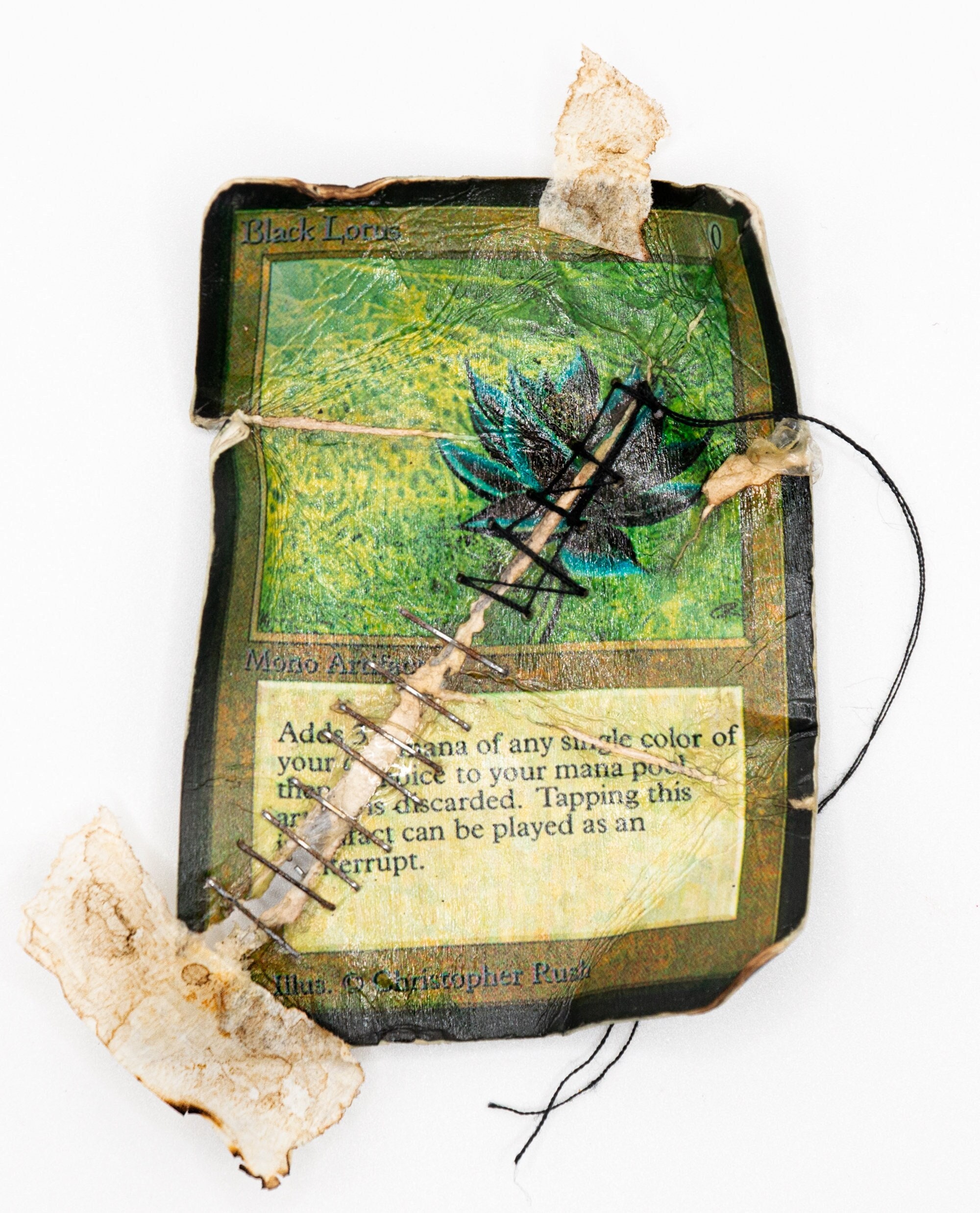 Magic The Gathering S Black Lotus Destroyed 21 Card Etsy