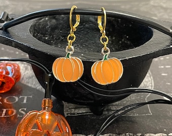 Pumpkin Earrings | Halloween Earrings | Fall Accessories | Halloween Jewelry