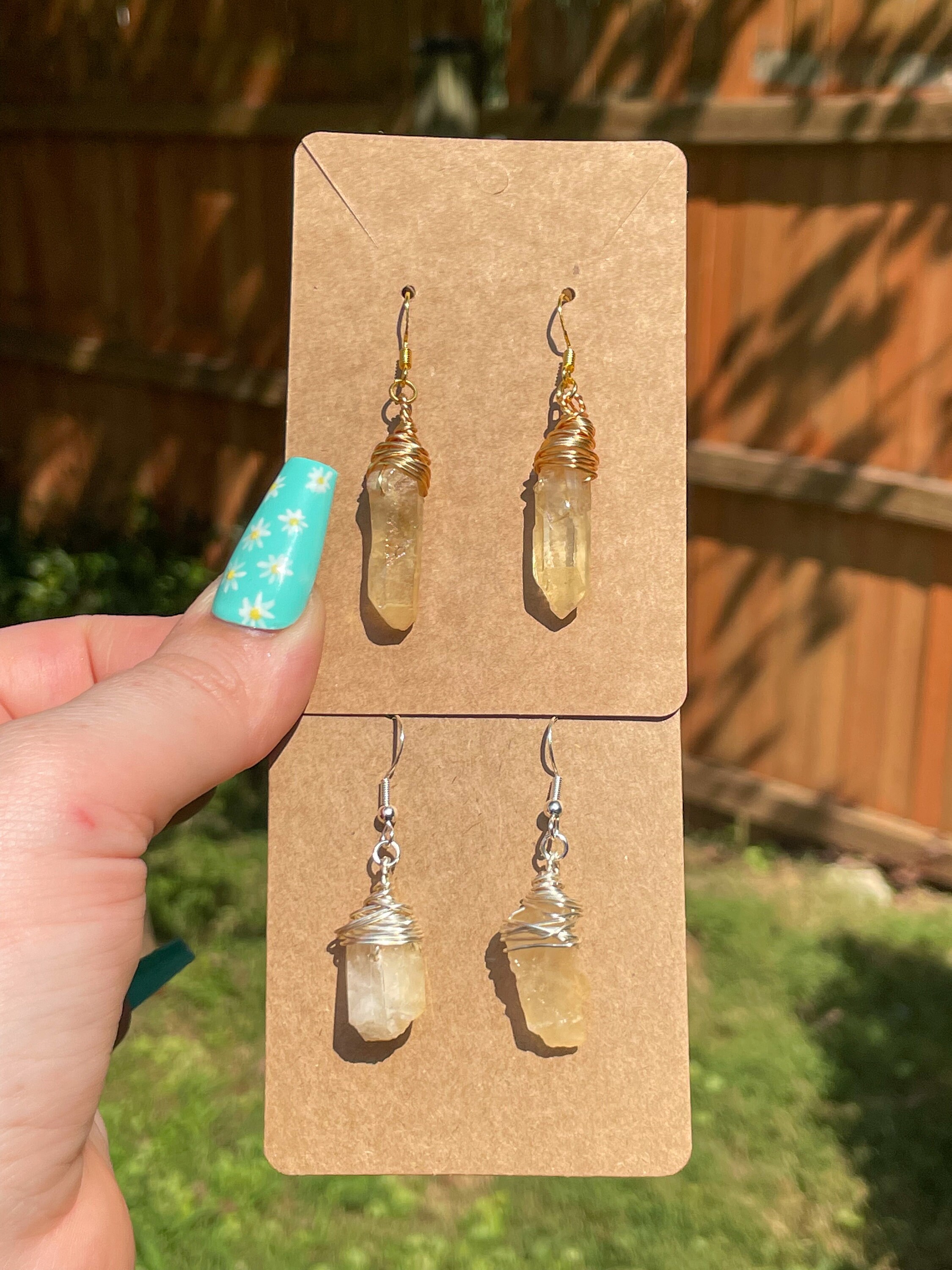 【BLACKPURPLE】5p  Crystal Point Earrings iap_640x640.