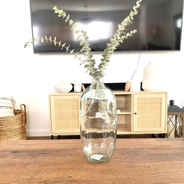 Glass Wall Vase - Etsy - Recycled Glass Vase Wall Decor