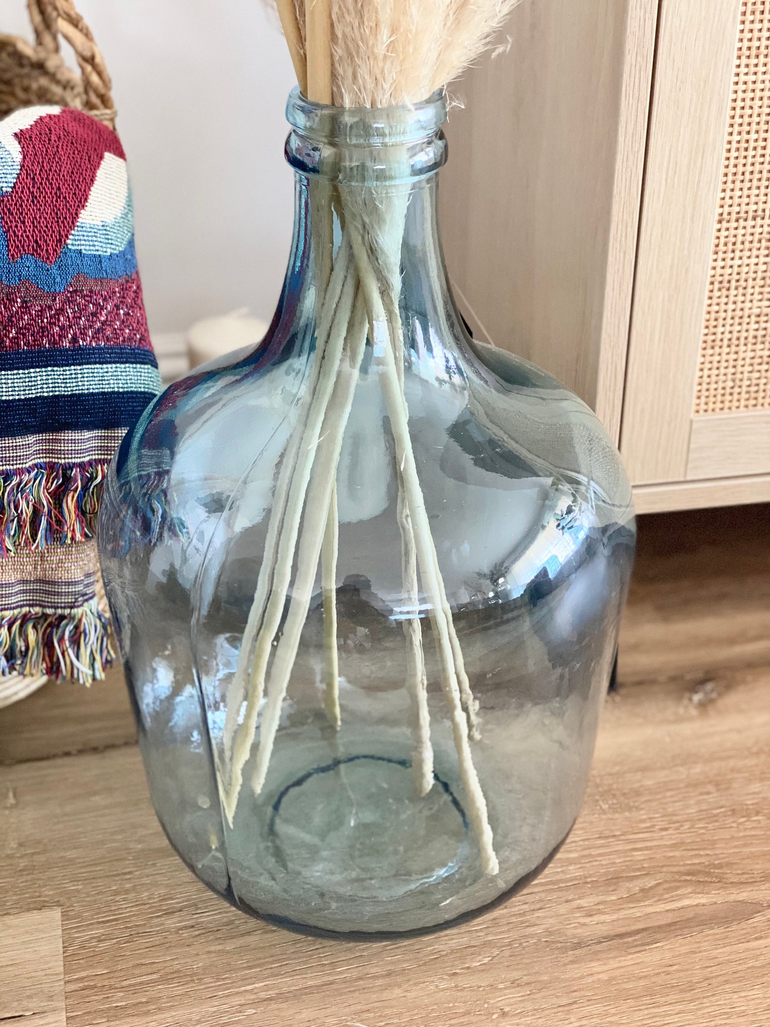 Large Midnight Blue Tint Glass Cellar Bottle Glass Jug Glass - Etsy UK